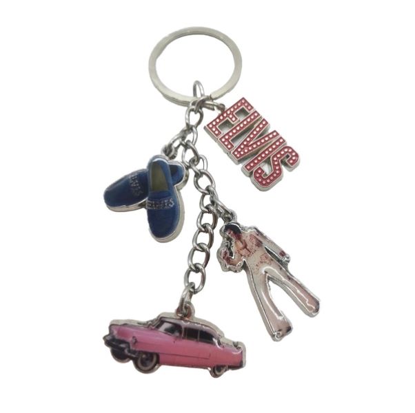 Keychain - Elvis Icons Dangle
