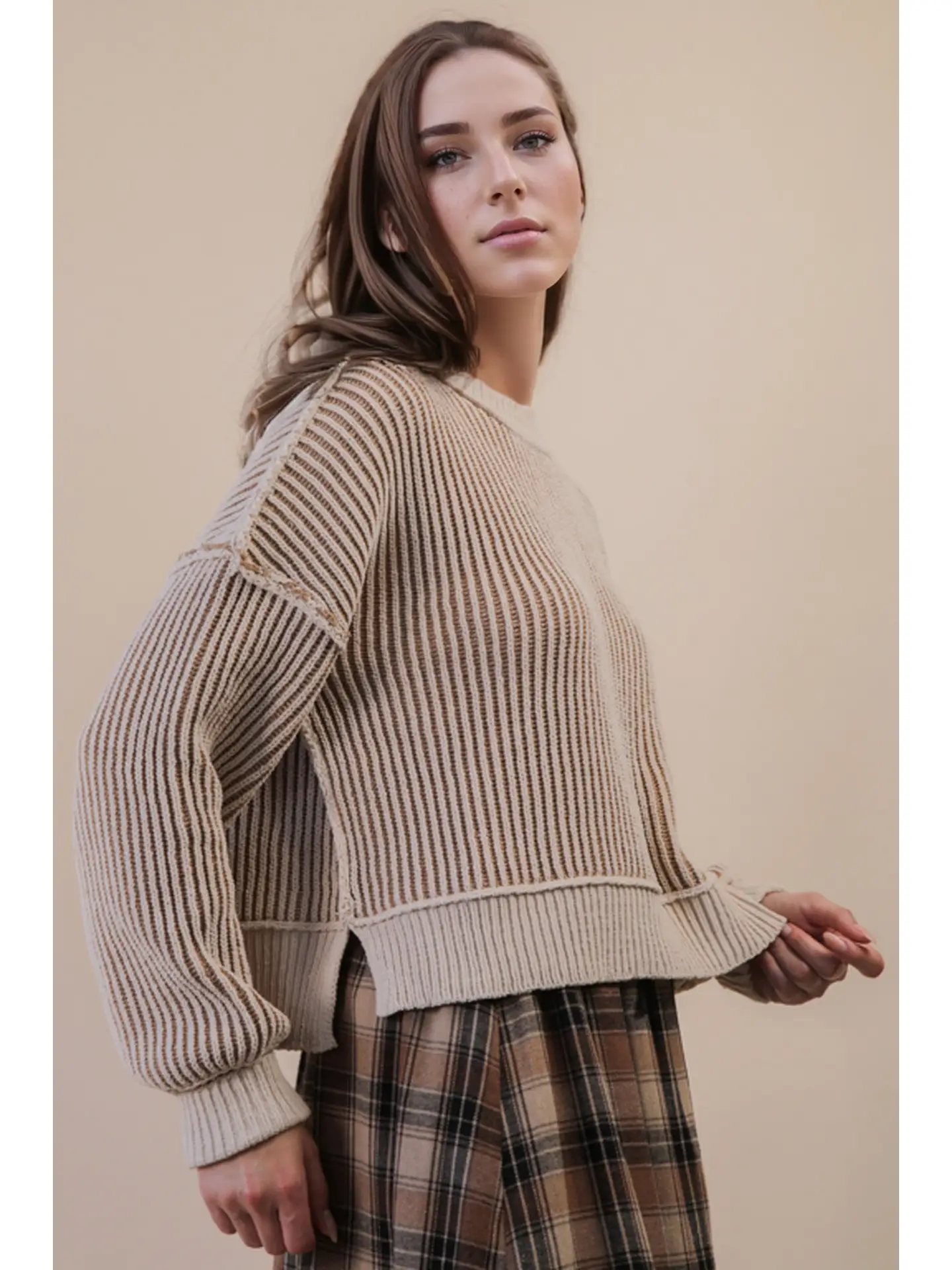 Sweater - Two Toned Stripe