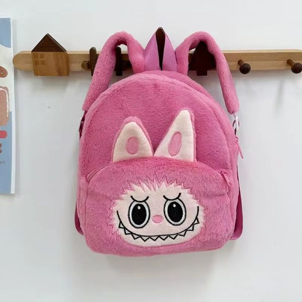 Backpack Labubu Plush Pink