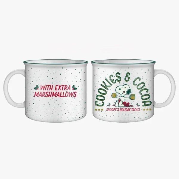 Mug - Snoopy Cookies Holiday Cocoa Mug - 20oz