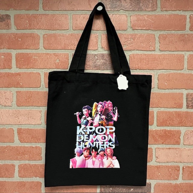 Tote Bag - Kpop Demon Hunters - Black - hotRAGS.com