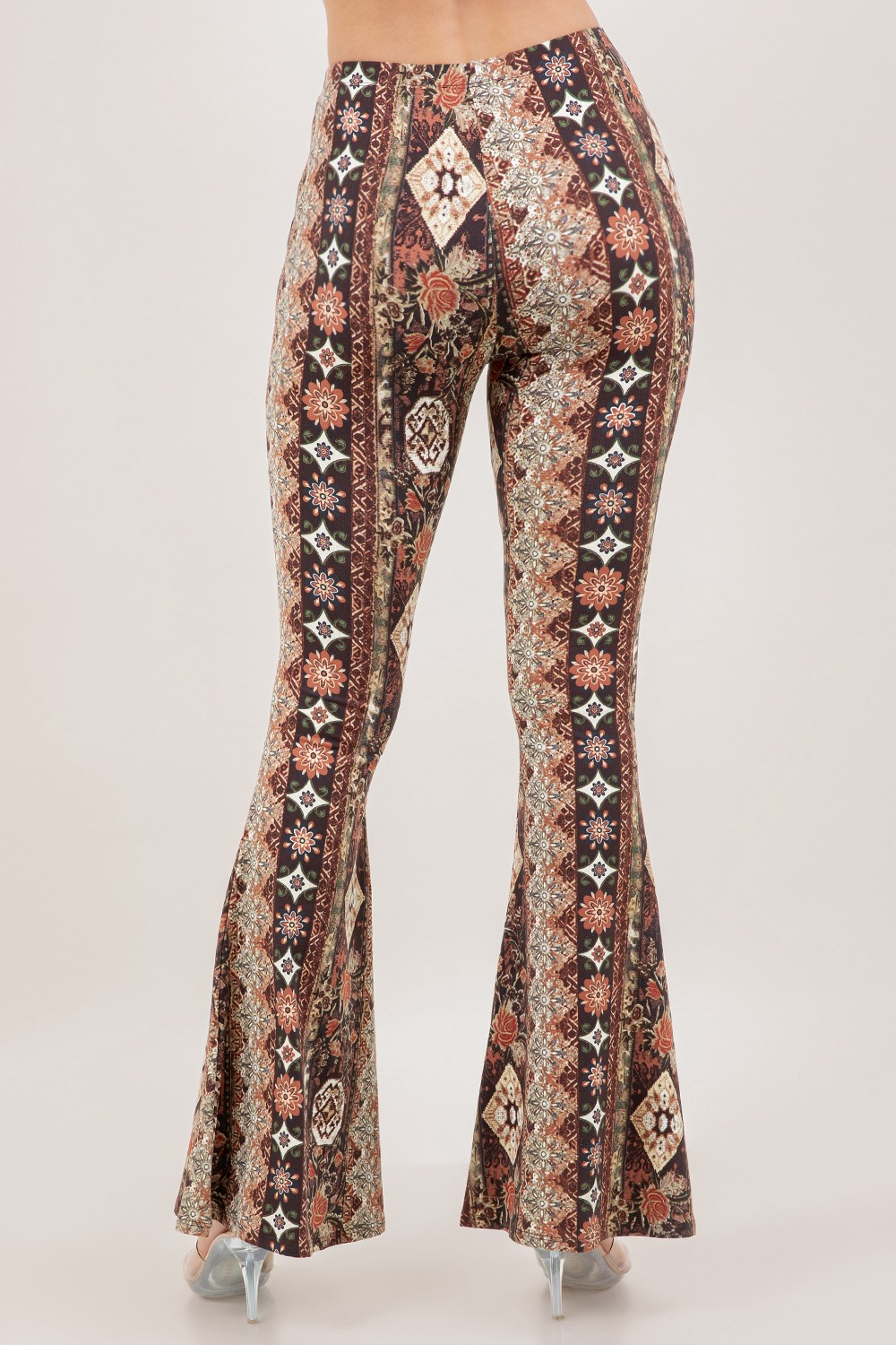 Pants - Palazzo Brown Tan