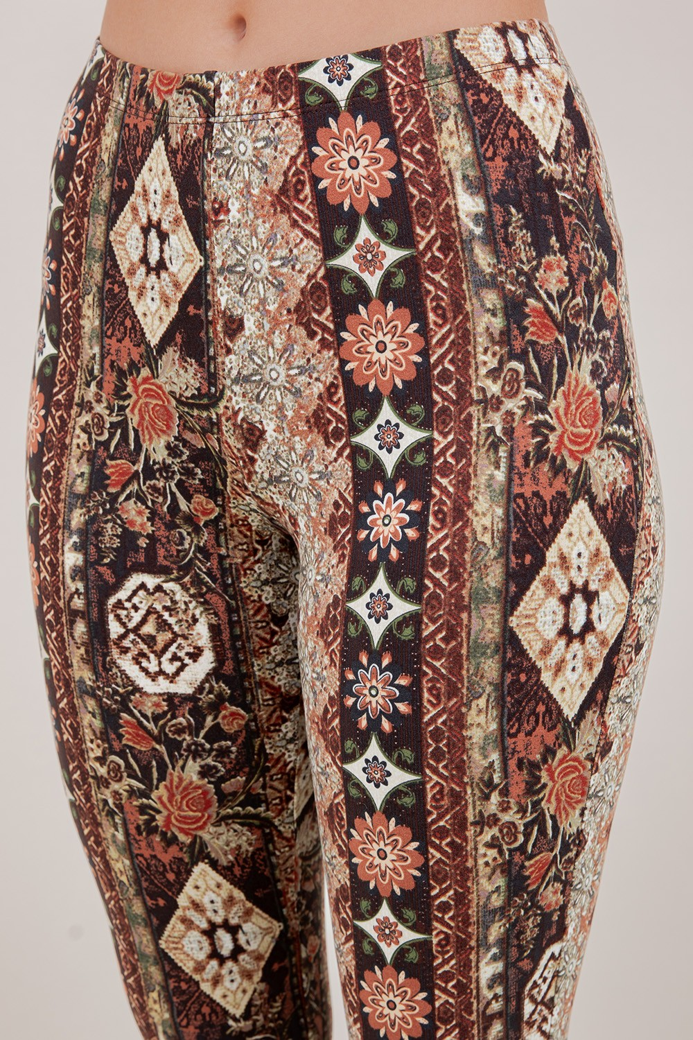 Pants - Palazzo Brown Tan