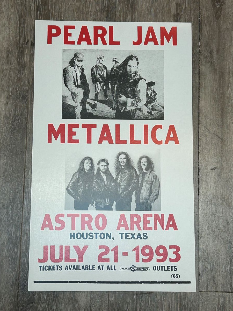 Concert Poster - Metallica Pearl - hotRAGS.com
