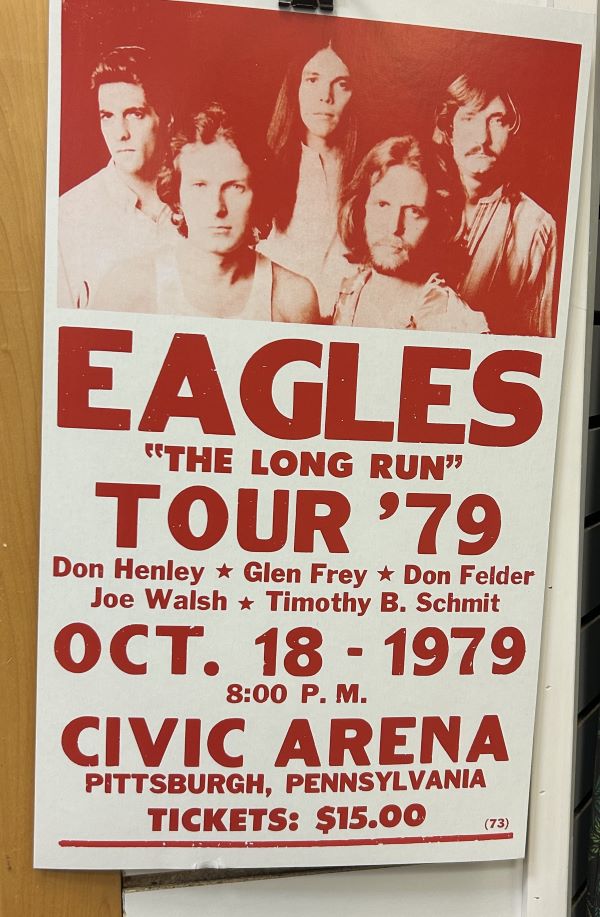 Concert Poster - Eagles Tour 79