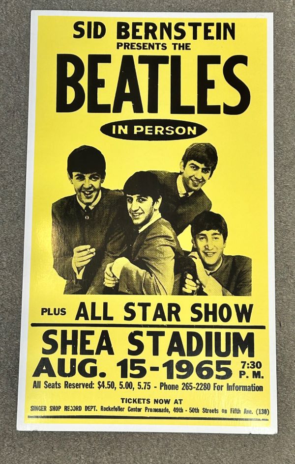 Concert Poster - Beatles Shea Stadium - hotRAGS.com