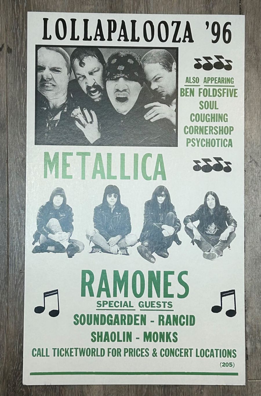 Concert Poster - Lolla Metalicca - hotRAGS.com