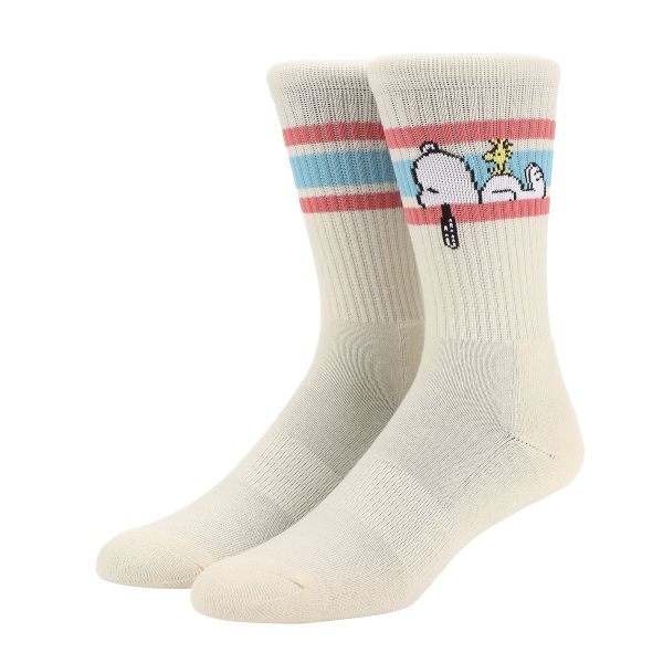 Socks - Snoopy Varsity Stripes