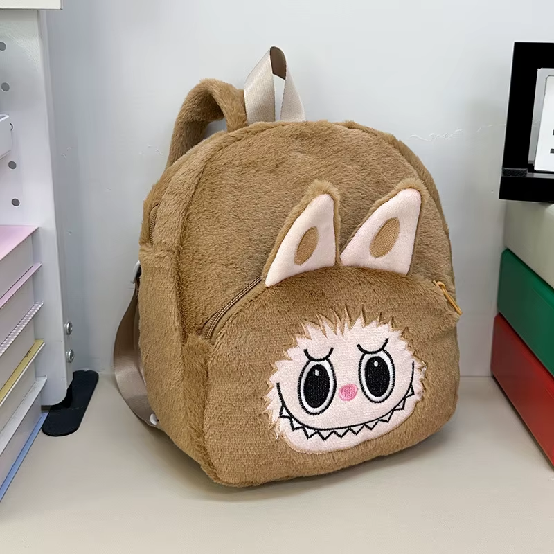 Backpack - Monster Plush - Light Brown