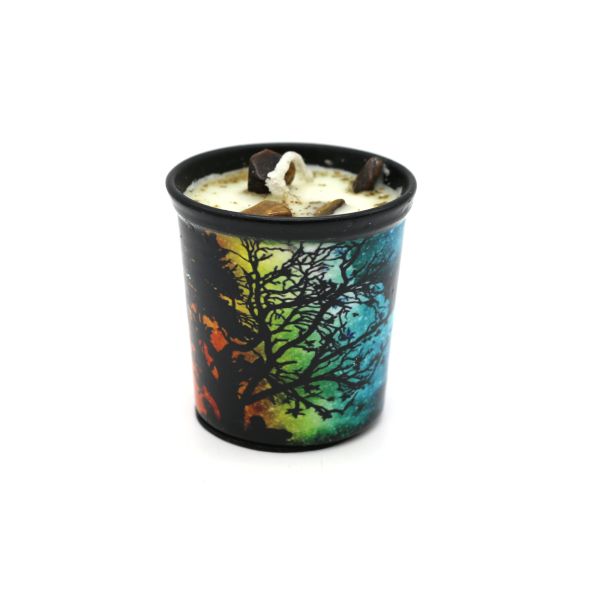 Candle - Votive Mystic Tree 4"