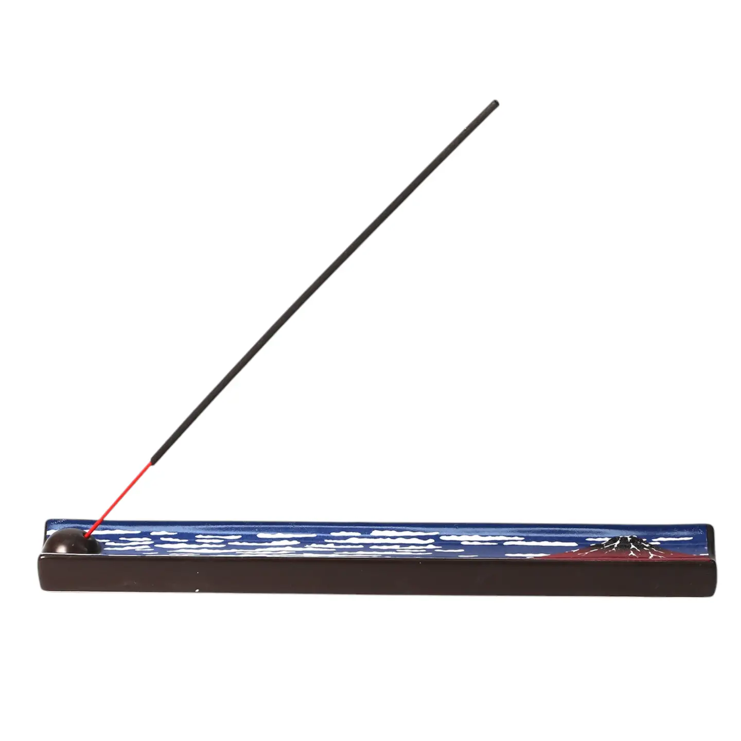 Incense Burner - Red Mount Fuji - hotRAGS.com