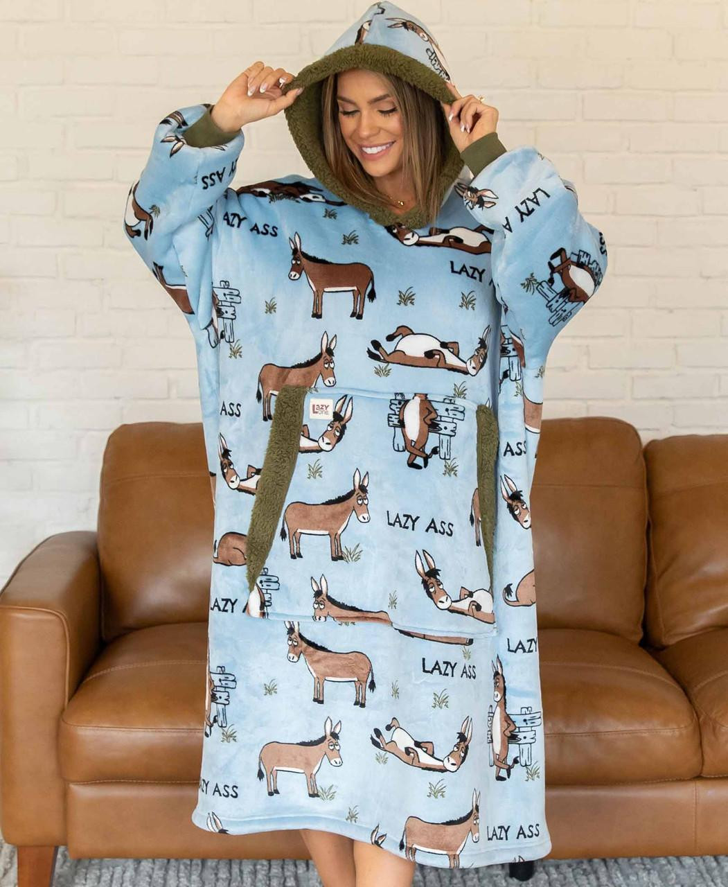 Hoodie Blanket - Lazy Ass - hotRAGS.com