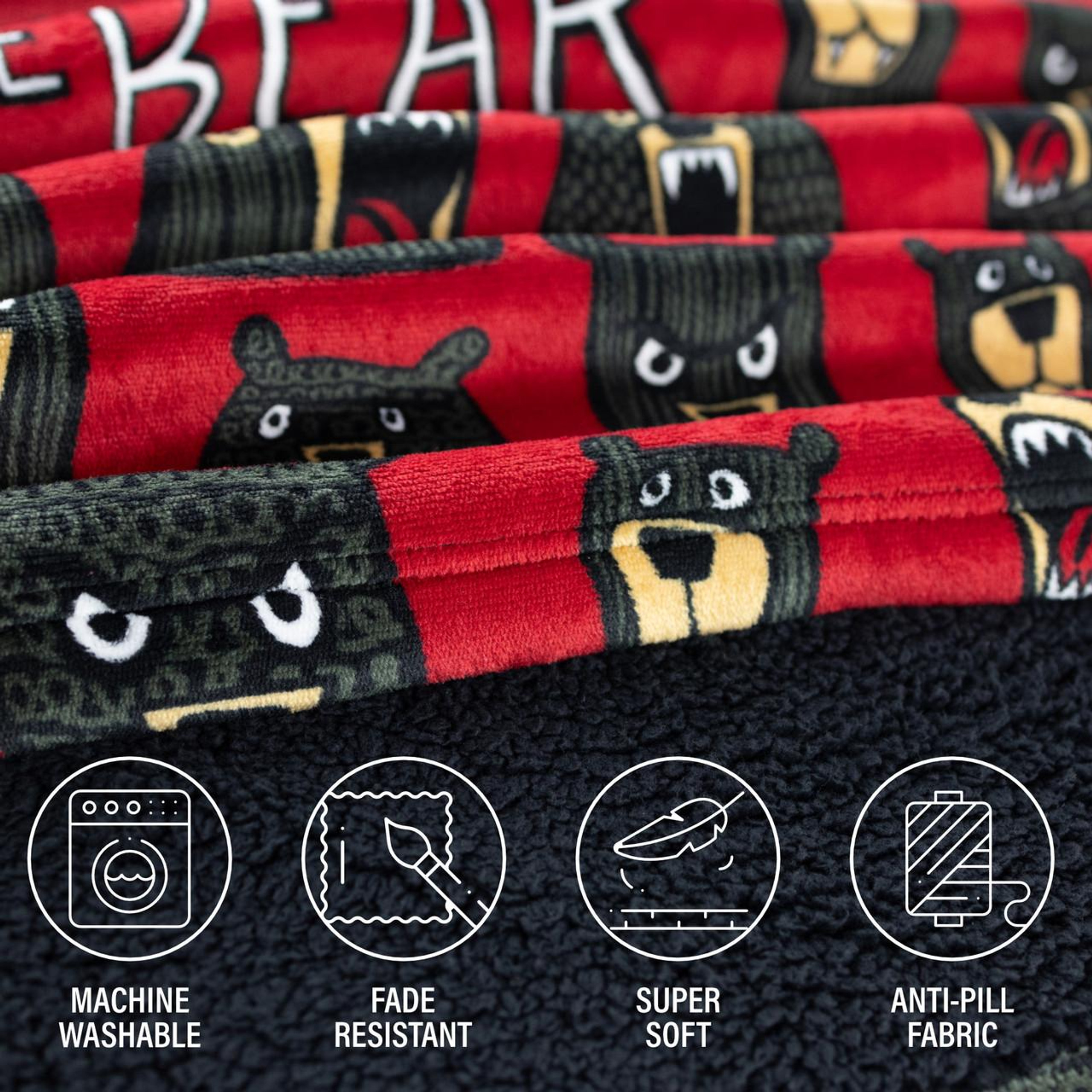 Hoodie Blanket - Don't Wake Bear - hotRAGS.com