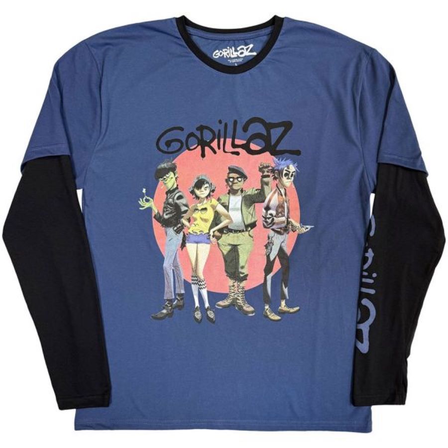 Long Sleeve T-Shirt - Layer Gorillaz