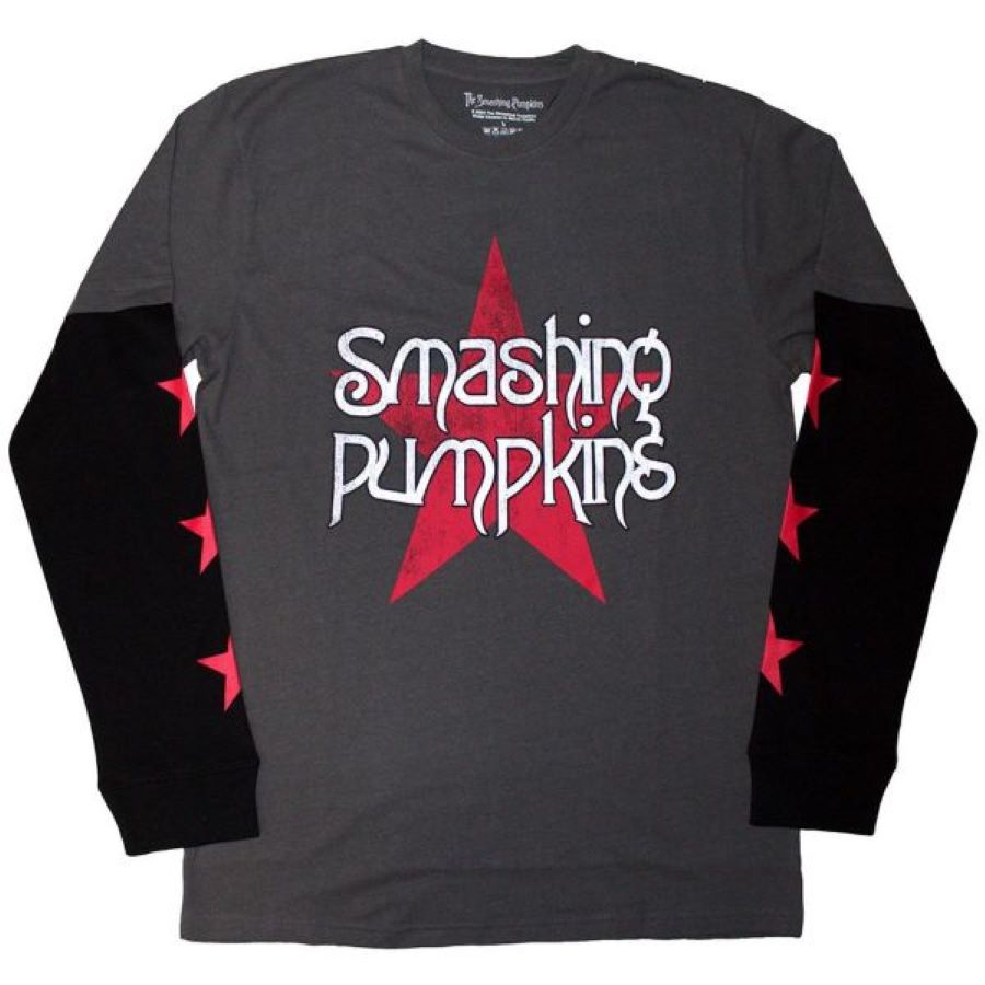 Long Sleeve T shirt - Layer Smashing Pumpkins Star