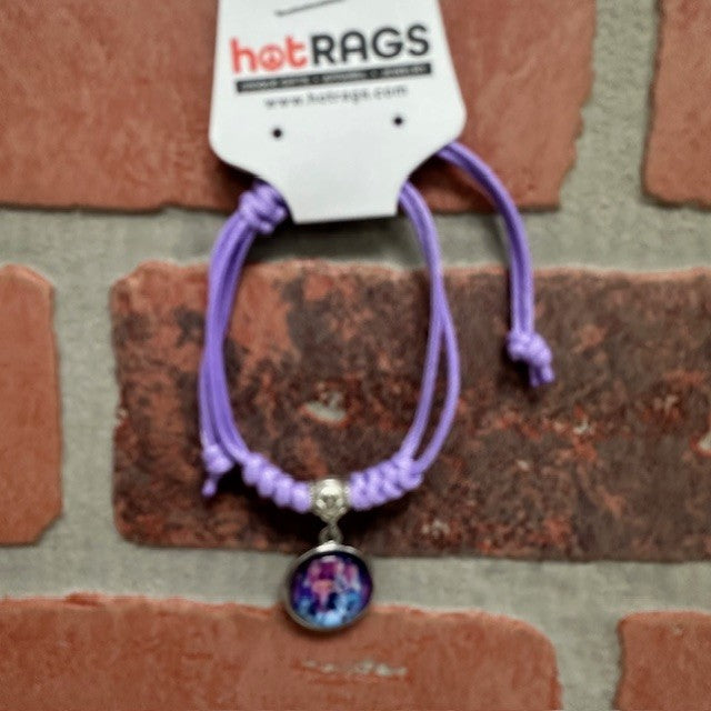 Bracelet - Kpop Tie Purple Lavendar