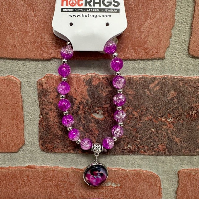 Bracelet - Kpop Beads Fuchsia