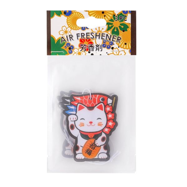 Air Freshener - Lucky Cat 3 Piece