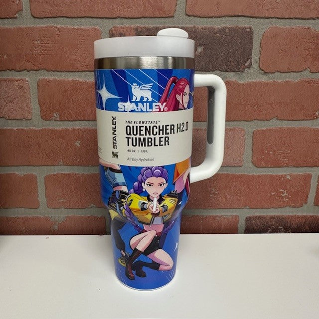 Tumbler - Stanley Kpop Girls W/b - Blue with White Handle