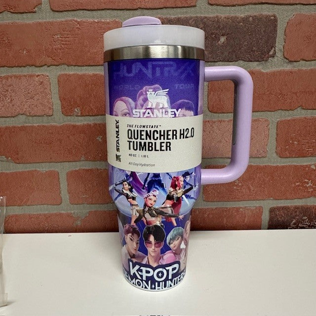 Tumbler - Stanley Kpop Girls Saja Boys - Light Purple Handle