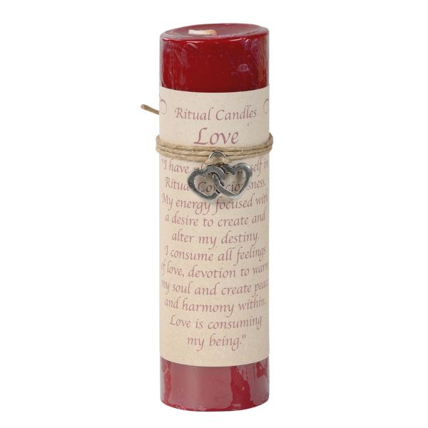 Candle - Ritual Pewter Pendant - Love