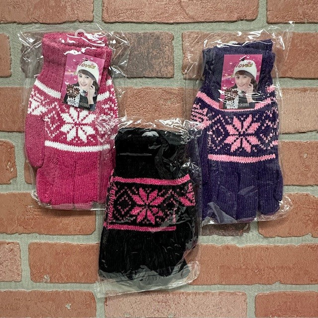 Gloves - Snowflake Winter