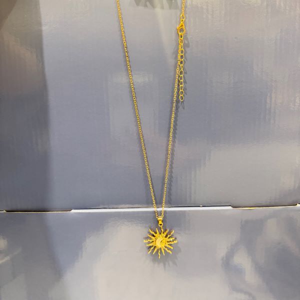 Necklace - Sun Moon - Gold - hotRAGS.com
