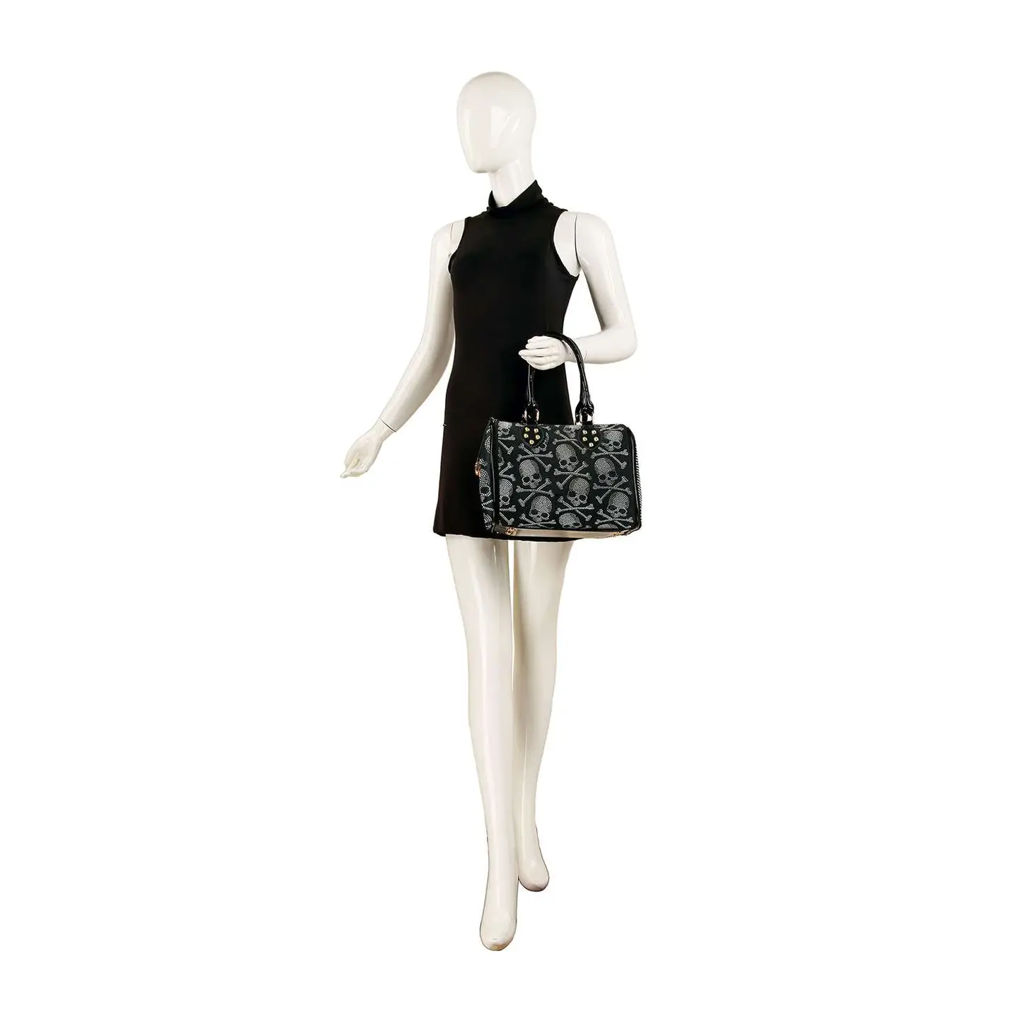 Bag - Skull Rhinestones Satchel