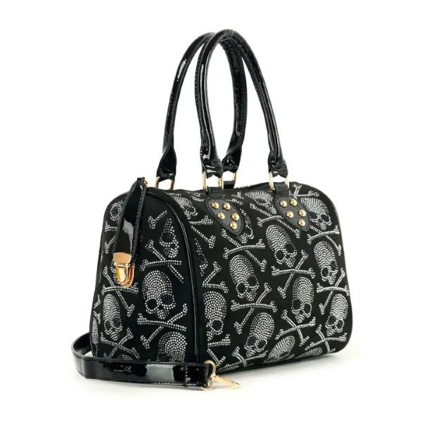 Bag - Skull Rhinestones Satchel