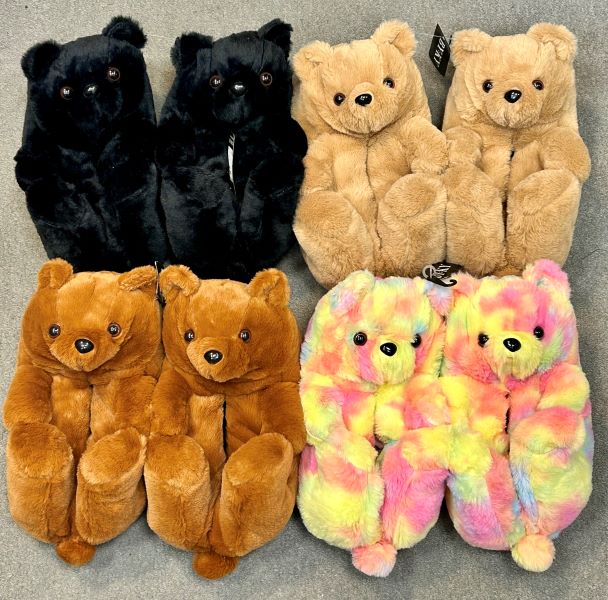 Slippers - Bear Assorted - hotRAGS.com