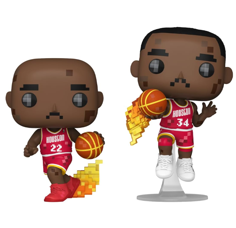 Funko Pop! Nba Jam: Rockets - Clyde Drexler And Hakeem Olajuwon 2-pack