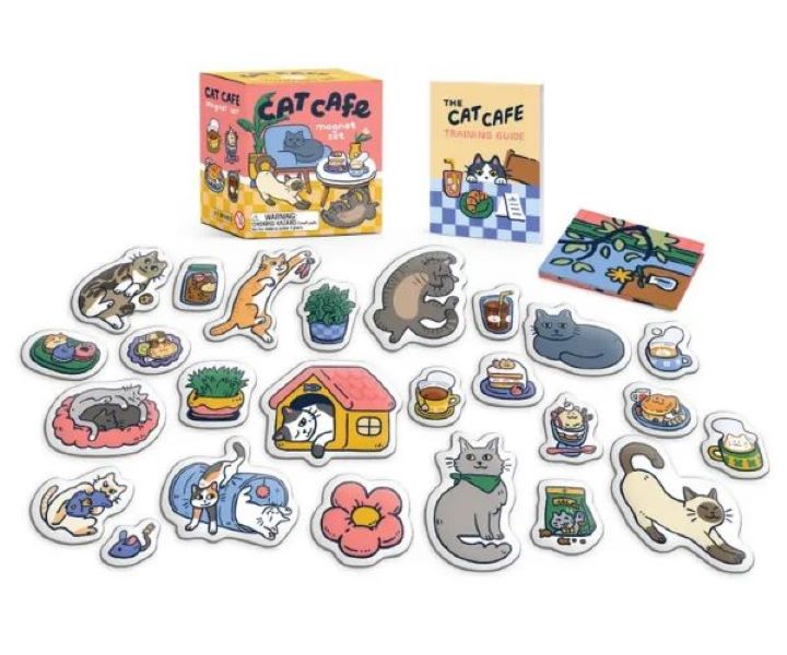 Magnet - Mini Cat Cafe Magnet - hotRAGS.com