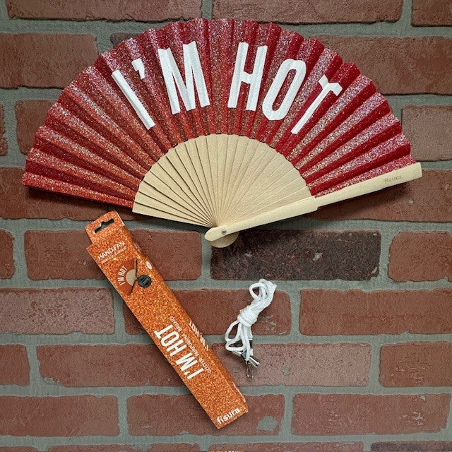 Fan - I'm Hot Orange Glitter - hotRAGS.com