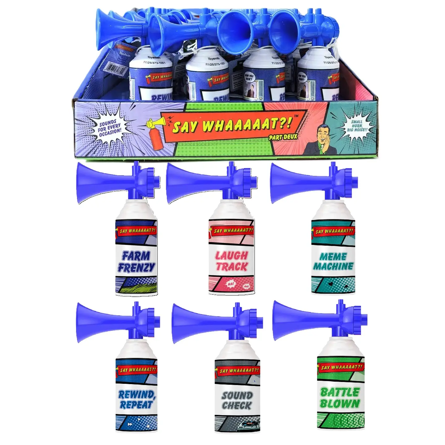 Toy - Mini Air Horn Say Whaaaat - Blue - hotRAGS.com