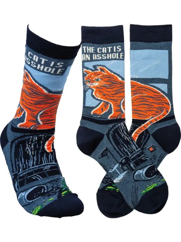 Socks - The Cat Is An Asshole - hotRAGS.com