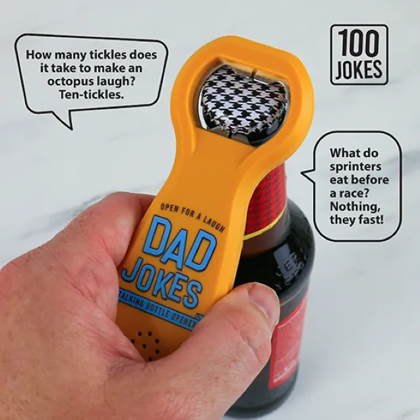 BOTTLE OPENER - Dad Jokes Talking Bottle Opener - hotRAGS.com