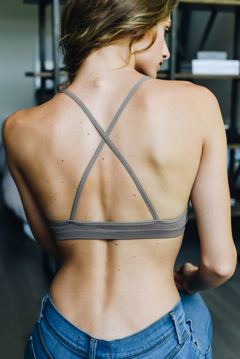 Jr Crop Top - Crochet Brami - Mocha