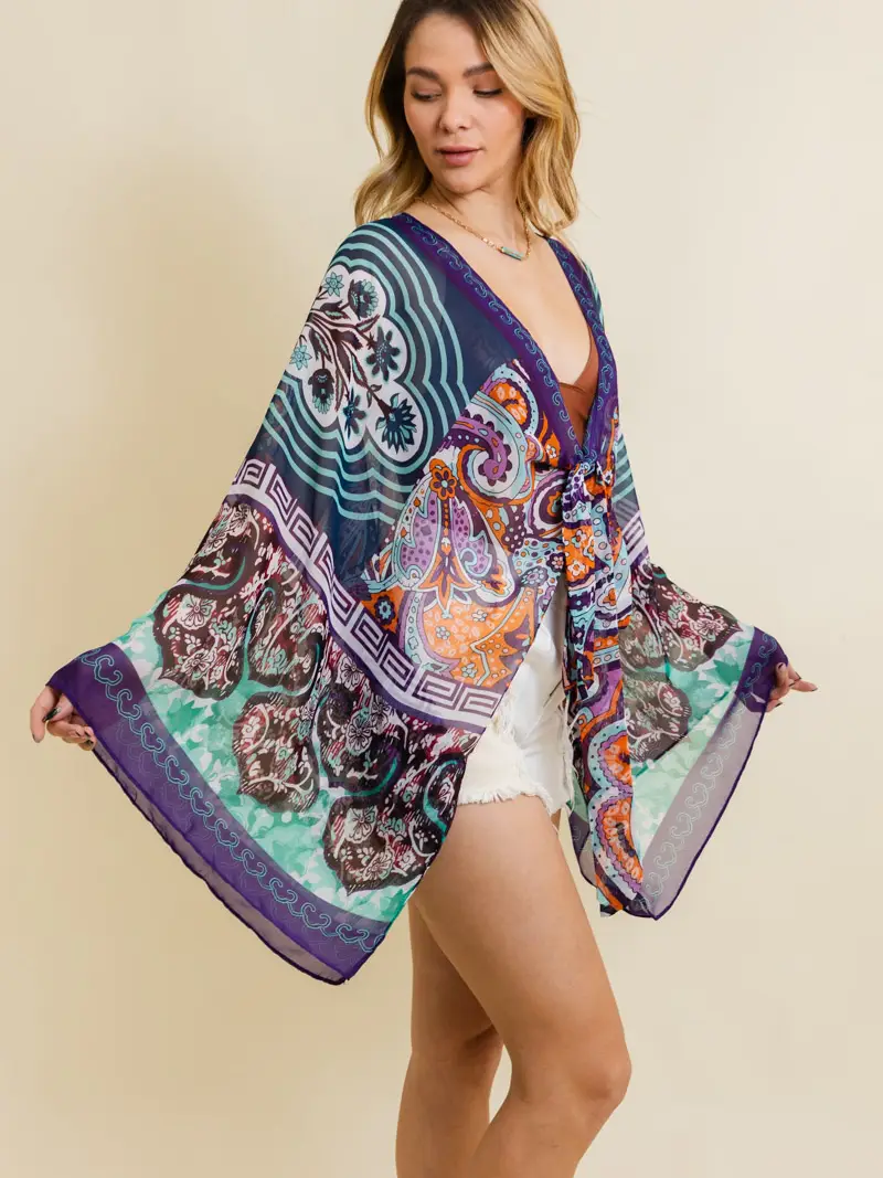 Wrap - Boho Chic Tie Front