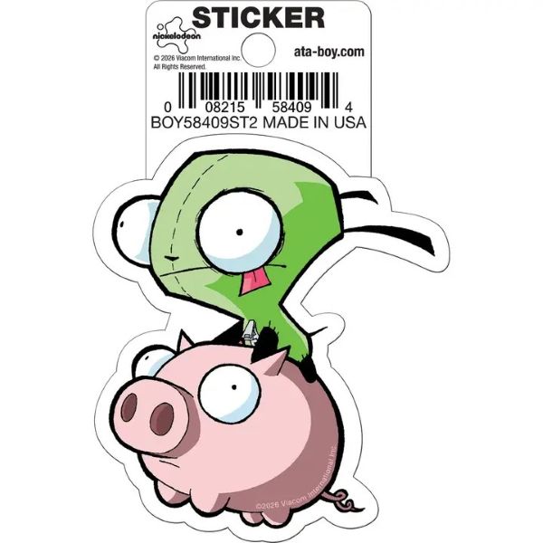 Sticker - Invader Zim Gir Pig - hotRAGS.com