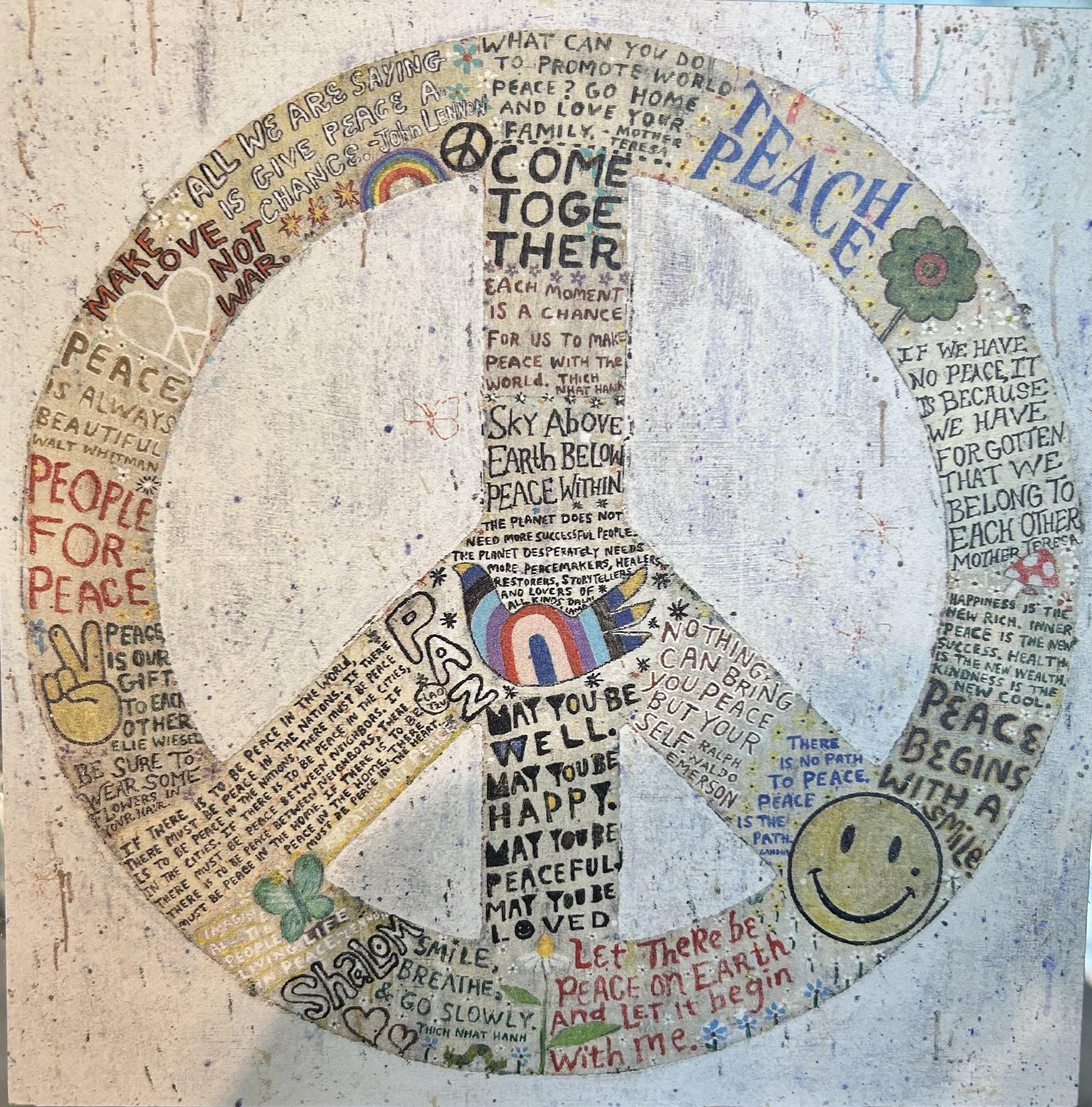 Wall Art - Choose Peace 6x6 - hotRAGS.com