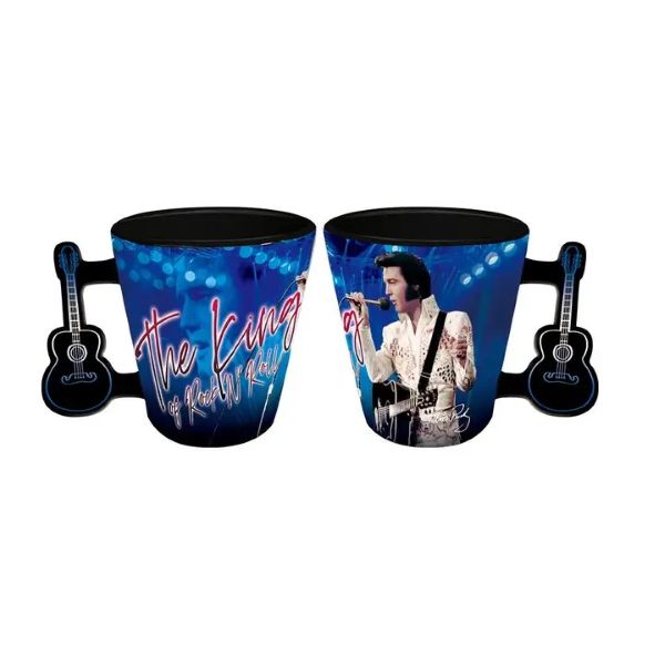 Glass- Mini Shot Glass - Elvis Guitar - hotRAGS.com