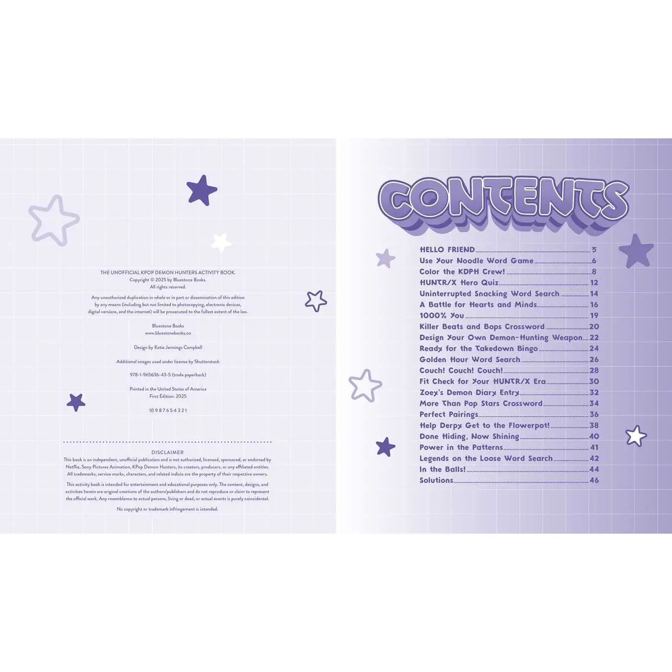 Book - Activity Kpop Demon Hunt - hotRAGS.com