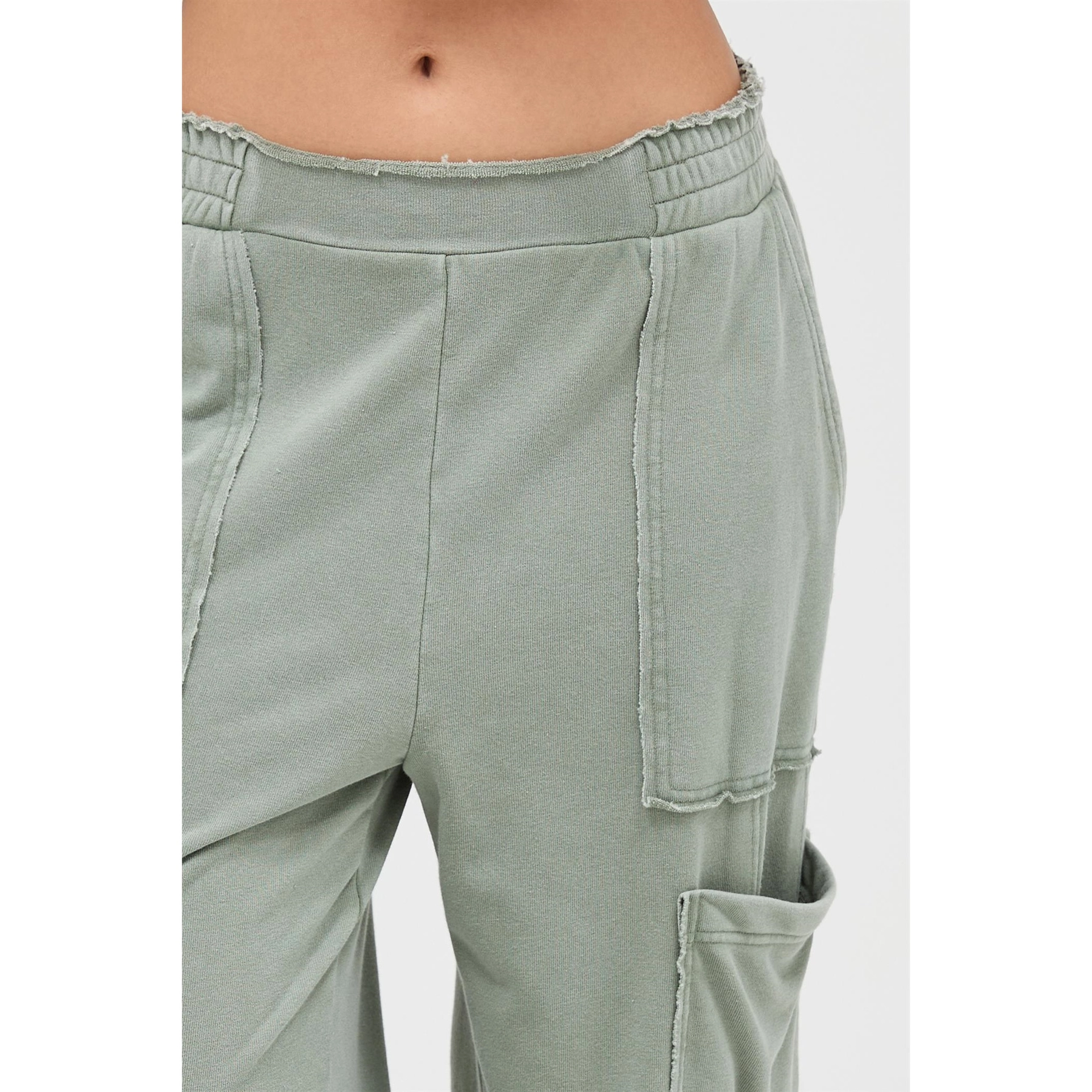 Pants - Cargo Wide Leg Mineral - Grey - hotRAGS.com