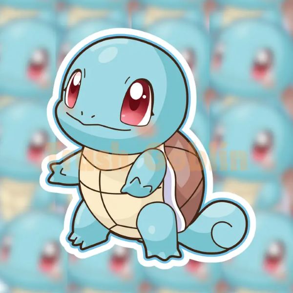 Sticker - Squirtle Chibi - hotRAGS.com