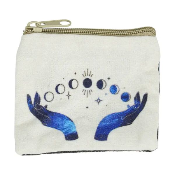 COIN PURSE - MOON PHaSE WHITE 3.5