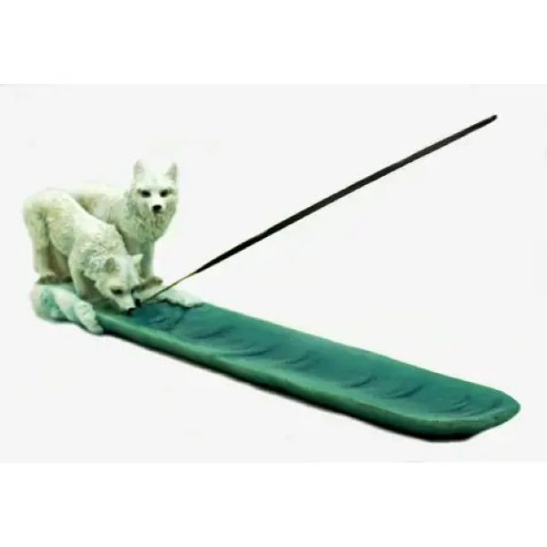 Incense Burner - Wolves - 10 Inch - hotRAGS.com