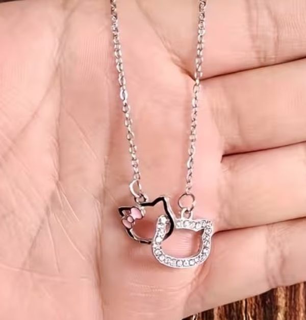 Necklace - Hello Kitty Connected - Silver - hotRAGS.com