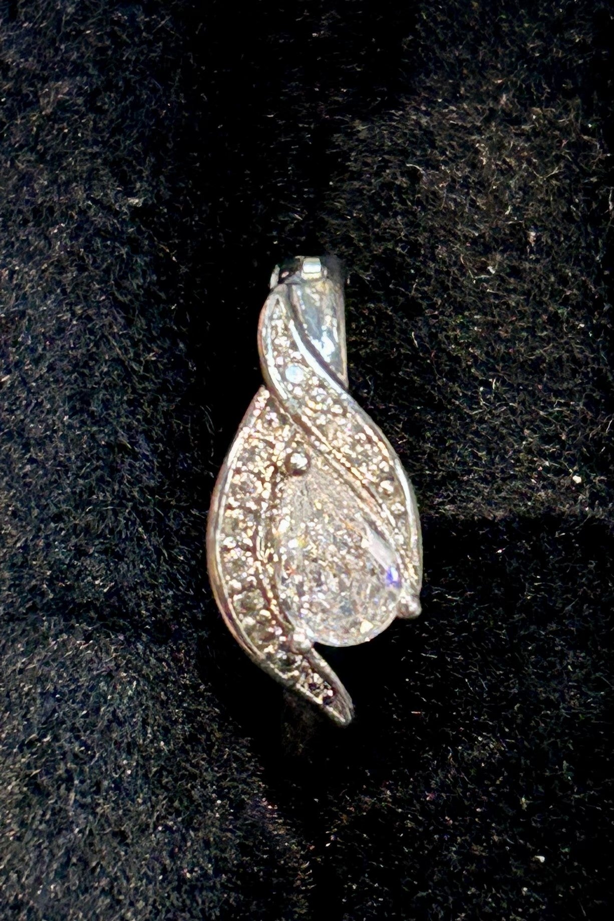 Belly Ring - Hinged Teardrop - Silver - hotRAGS.com