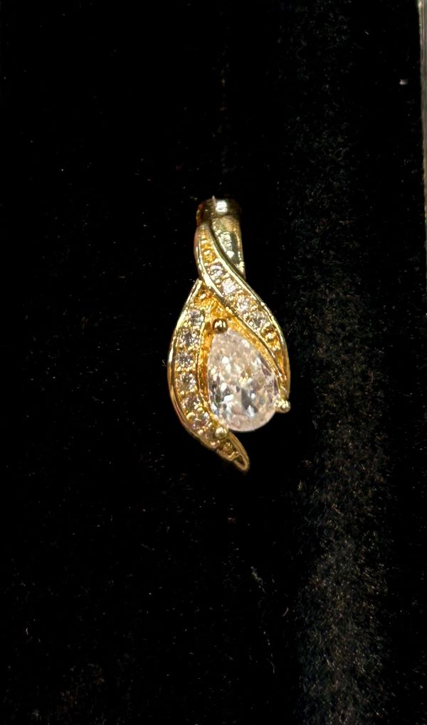 Belly Ring - Hinged Teardrop - Gold - hotRAGS.com