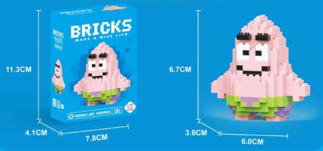 Toy - Bricks - Patrick - hotRAGS.com